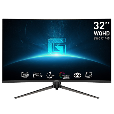 MSI G32CQ5P 31.5″  VA WQHD Gaming Monitör