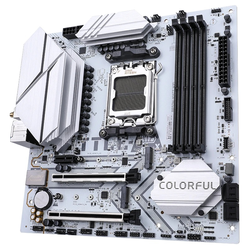 COLORFUL BATTLE-AX B650M-WHITE WIFI V14 DDR5 7600MMHz mATX AM5 Gaming (Oyuncu) Anakart