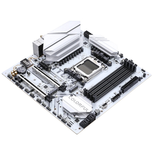 COLORFUL BATTLE-AX B650M-WHITE WIFI V14 DDR5 7600MMHz mATX AM5 Gaming (Oyuncu) Anakart