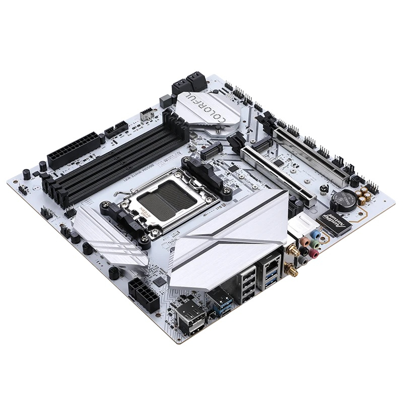 COLORFUL BATTLE-AX B650M-WHITE WIFI V14 DDR5 7600MMHz mATX AM5 Gaming (Oyuncu) Anakart