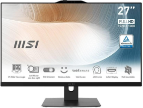 MSI Modern AM272P 12M-690XTR i7-1255U 16GB DDR4 1TB SSD 27″ FHD DOS Siyah All In One Pc