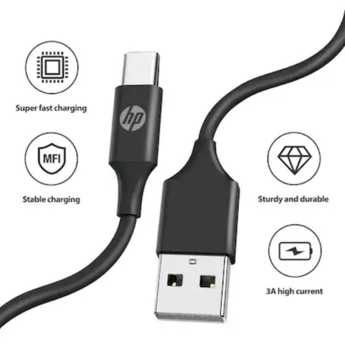 HP DHC-TC101-2M USB3.0 Type-A To Type-C Hızlı Şarj Kablosu