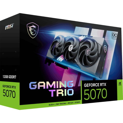 MSI GeForce RTX 5070 12G GAMING TRIO OC GDRR7 192Bit DX12 Gaming (Oyuncu) Ekran Kartı