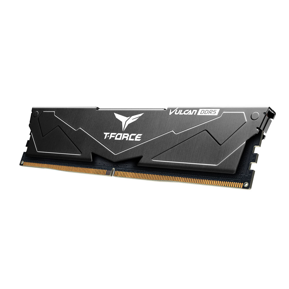 Team T-Force Vulcan Black 16GB (1x16GB) 6000Mhz DDR5 CL38 Siyah Gaming Ram (FLBD516G6000HC38G01)