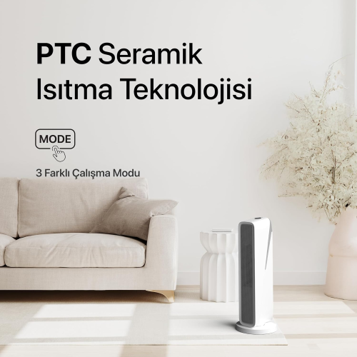 Xenon Smart X7440 2000 W Akıllı Kule Tipi Fanlı Isıtıcı