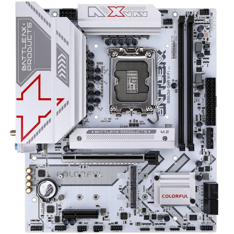 COLORFUL BATTLE-AX B860M-GHA WIFI V20 DDR5 7600MHz mATX Gaming (Oyuncu) Anakart