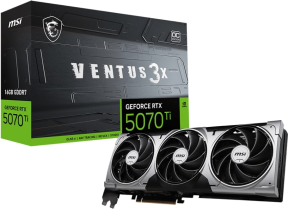MSI GeForce RTX 5070 TI 16G VENTUS 3X OC GDDR7 256Bit DX12 Gaming (Oyuncu) Ekran Kartı