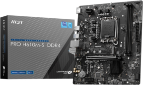 MSI PRO H610M-S DDR4 Intel H610 Soket 1700 DDR4 3200MHz mATX Gaming (Oyuncu) Anakart