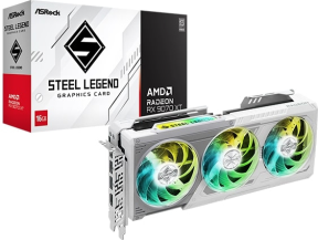 Asrock AMD Radeon RX 9070 XT Steel Legend 16GB GDDR6 256Bit Gaming (Oyuncu) Ekran Kartı