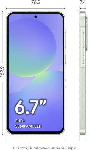 Samsung Galaxy A36 5G 256GB 8GB Ram Yeşil Cep Telefonu-(Samsung Türkiye Garantili)