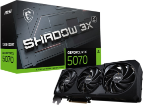MSI GeForce RTX 5070 12GB Shadow 3X GDDR7 192Bit DX12 Gaming (Oyuncu) Ekran Kartı