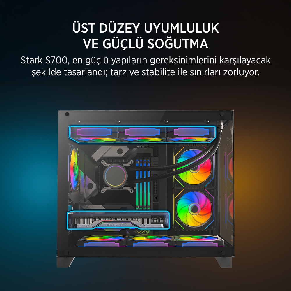 Phantom Prime | AMD Ryzen 5 7600 | 2 x 16 GB DDR5 | Powercolor RX 9070 XT 16 GB | 1 TB SSD Tavsiye Sistem