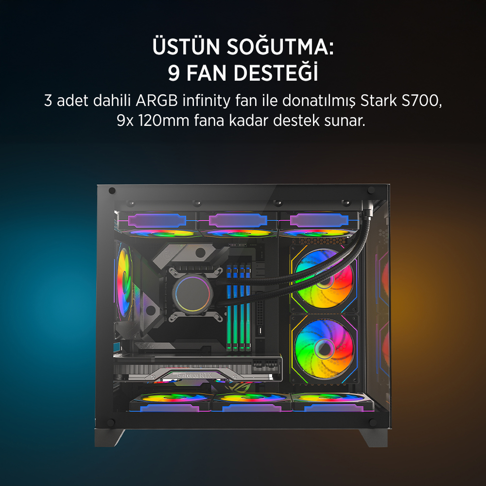 Phantom Prime | AMD Ryzen 5 7600 | 2 x 16 GB DDR5 | Powercolor RX 9070 XT 16 GB | 1 TB SSD Tavsiye Sistem
