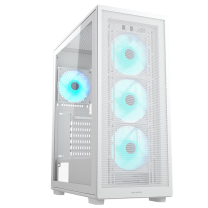 Cougar MX220 4X RGB CGR-2AC8W-RGB Mid-Tower Temperli Cam Beyaz Gaming (Oyuncu) Kasa