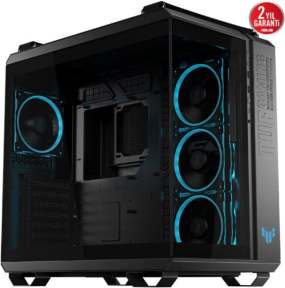 ASUS TUF Gaming GT502 Horizon Temperli Cam USB Type-C Siyah ATX Mid-Tower Gaming (Oyuncu) Kasa