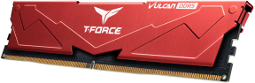 Team T-Force Vulcan Red 16GB (1x16GB) 6000Mhz DDR5 CL38 Gaming Ram (FLRD516G6000HC38J01)