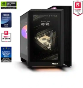 MSI MEG VISION X AI 2NVZ9-052TR ULTRA 9 285K 64GB DDR5 2TB SSD RTX 5090 VENTUS 3X 32G W11 GAMING DT PC