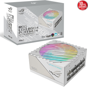 ASUS ROG-LOKI-850P-SFX-L-GAMING White Edition 850W 80 Plus Platinum 120mm Full Modüler Gaming (Oyuncu) Power Supply