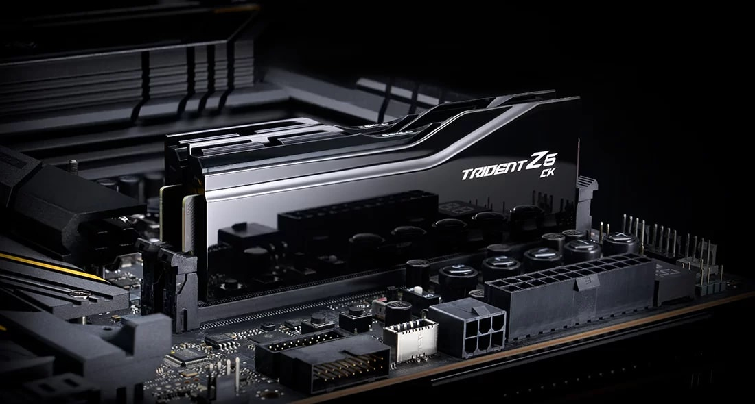 GSKILL Trident Z5 CK 48GB (2x24GB) 8800MHz CL42 DDR5 Gaming Ram (F5-8800C4255H24GX2-TZ5C)