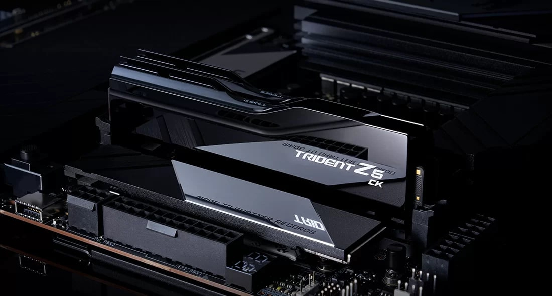 GSKILL Trident Z5 CK 48GB (2x24GB) 8800MHz CL42 DDR5 Gaming Ram (F5-8800C4255H24GX2-TZ5C)
