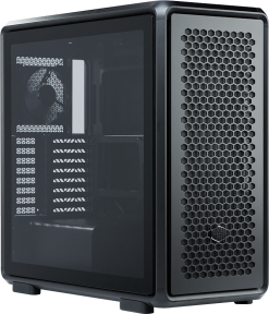 Cooler Master MasterFrame 600TG MF600-KGNN-S00 3x140mm(Ön)-1x120mm(Arka) Fan Modüler ATX Alüminyum Siyah Mid Tower Gaming (Oyuncu) Kasası