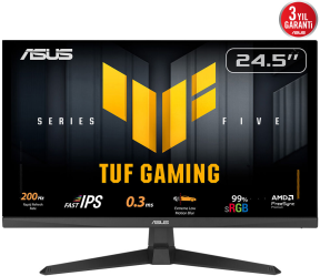 ASUS TUF GAMING VG259Q5A 24.5 inç 200Hz 0.3ms ELMB Sync Fast IPS Gaming (Oyuncu) Monitör