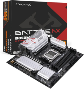 COLORFUL BATTLE-AX B850M-PLUS WIFI V14 DDR5 7600MHz mATX AM5 Gaming (Oyuncu) Anakart