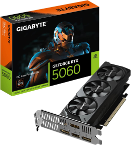 Gigabyte GeForce RTX5060 Low Profile OC GV-N5060OC-8GL GDDR7 8GB 128Bit Gaming (Oyuncu) Ekran Kartı