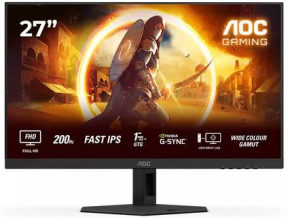 AOC 27G4HRE 27″ 200 Hz 0,5ms Gsync Compt.Fast IPS Oyuncu Monitörü