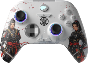 GamePower Force RGB Kablosuz Beyaz Gamepad (2.4G, Bluetooth,Kablolu) (PC Uyumlu)