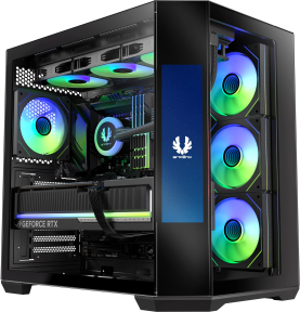 Bitfenix Digital T10 EF Black 850W 8.8″ Ekran 80+ Bronze KT10EFBBK850-4A 4x120mm ARGB Fan ATX Temperli Cam Siyah Gaming (Oyuncu) Kasa
